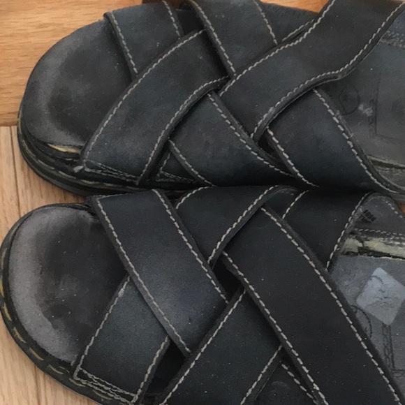 ULTRA RARE! Dr. Martens MIE Criss-Cross Vintage Chunky Slides US 8 UK 7 CQN 41 - Picture 7 of 8